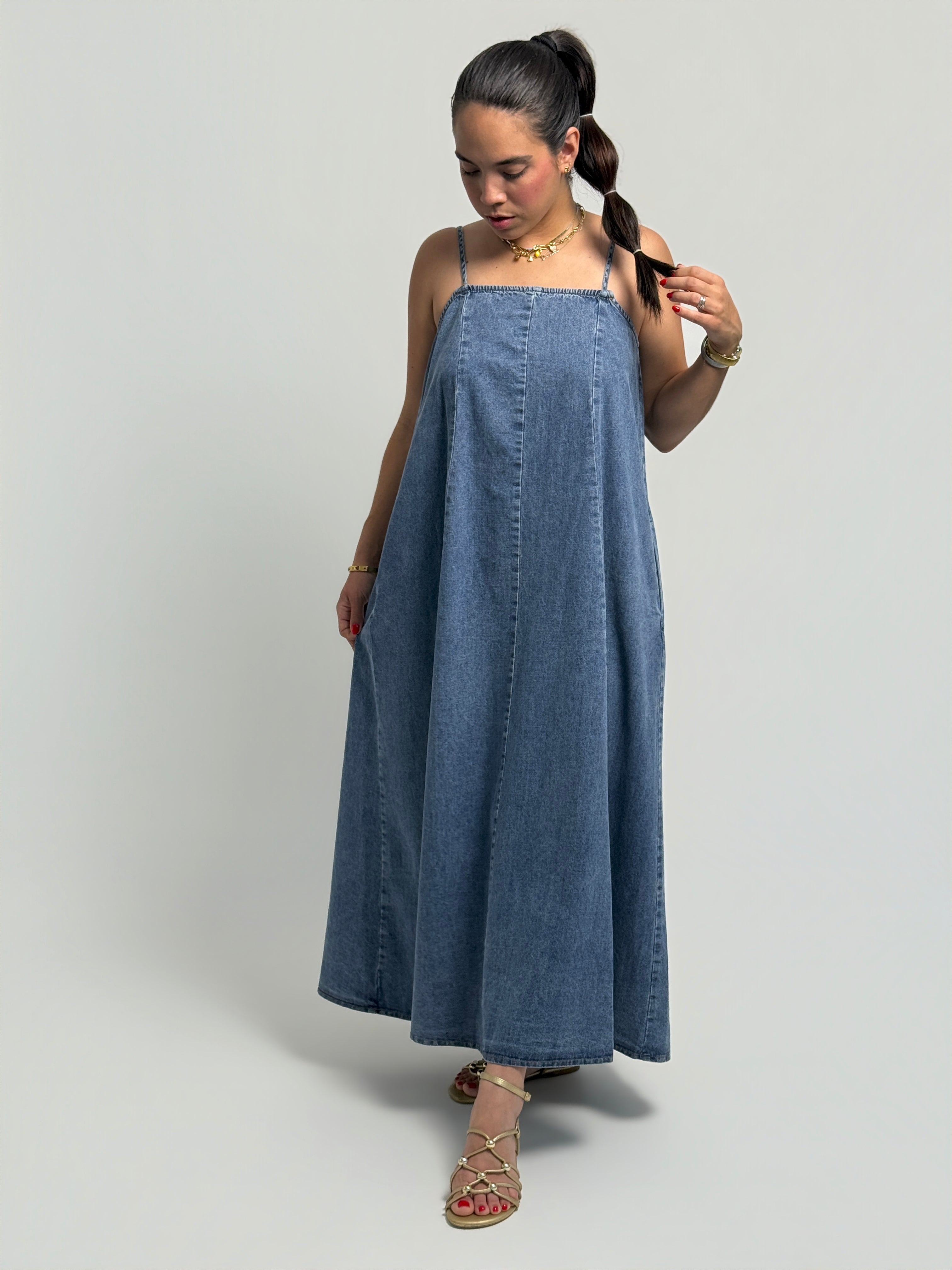 Denim dress