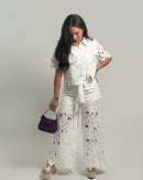 Floral white set
