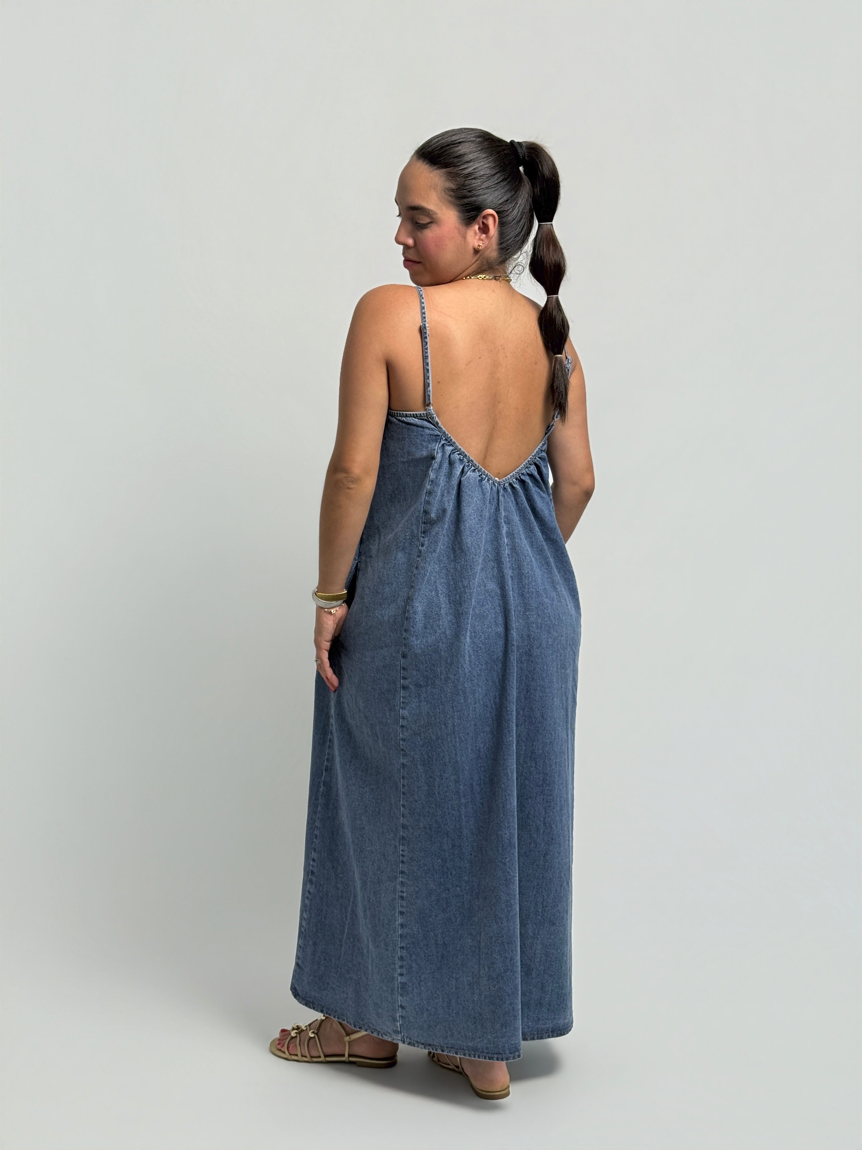 Denim dress