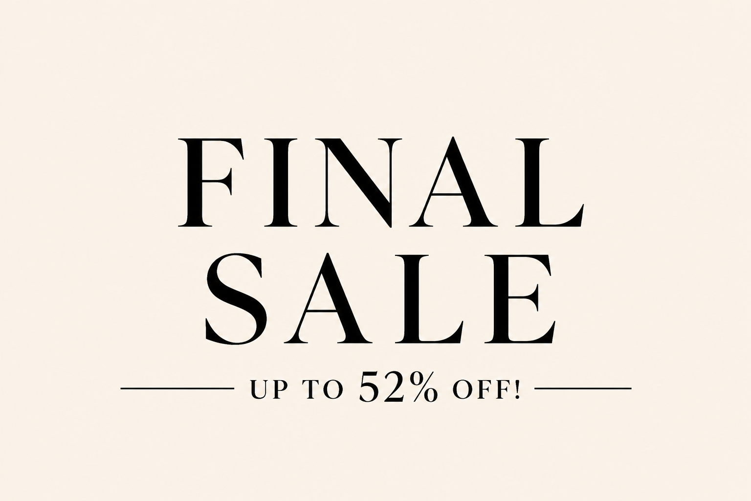 Final Sale Collections
