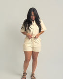 Cream Romper