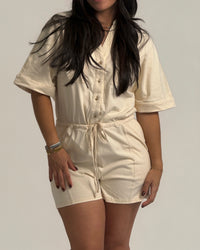 Cream Romper